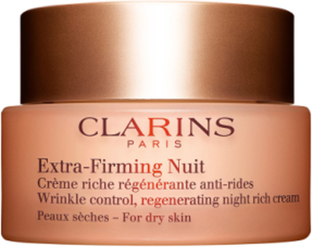 Extra-Firming Nuit For Dry Skin Beauty WOMEN Skin Care Face Night Cream Nude Clarins*Betinget Tilbud