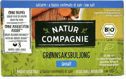 Natur Compagnie Lavsalt Grønnsaksbuljong