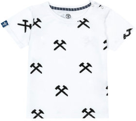 Kohleknirpse T-shirt Mallet & Iron hvid/harcoal