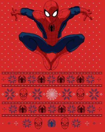 Marvel Avengers Spider-Man Christmas Jumper - Red - S