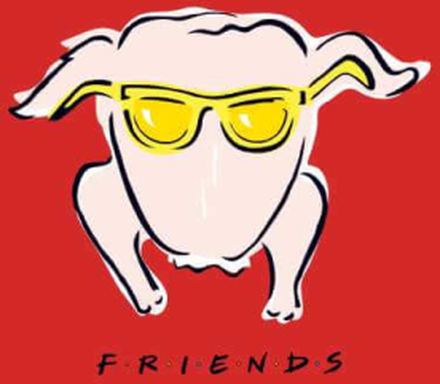 Friends Turkey Sweatshirt - Red - XXL