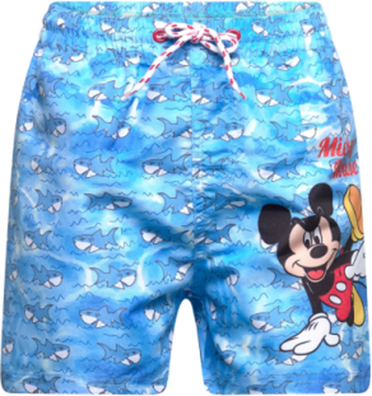 Swimming Shorts Badeshorts Blå Mickey Mouse*Betinget Tilbud