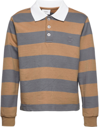 Maddog Ls Polo T-shirts Polo Shirts Long-sleeved Polo Shirts Multi/mønstret Grunt*Betinget Tilbud