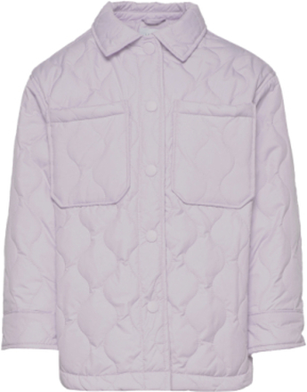 Jacket Overshirt Quilted Outerwear Jackets & Coats Quilted Jackets Lilla Lindex*Betinget Tilbud
