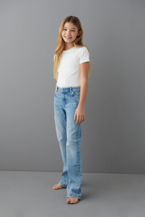 Gina Tricot - Bootcut jeans - bootcut - Blue - 134 - Female