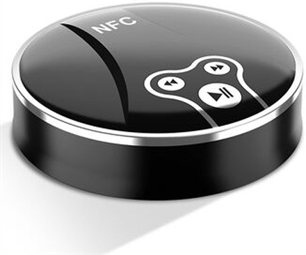 Mini BT Audio Transceiver 2-i-1 BT Audio Adapter med NFC-funktion Flere porte til hjemmebilstereo