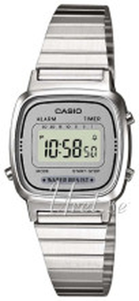 Casio LA670WEA-7EF Collection LCD/Stål 30.3x24.6 mm
