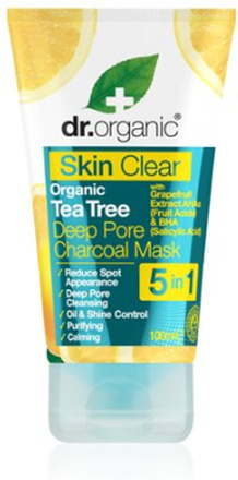 Dr. Organic, Skin Clear Deep Pore Charcoal Mask (100 ml.)
