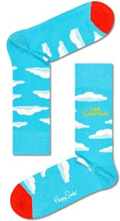 Happy socks Strømper Clouds Sock Lysblå bomull Str 36/40