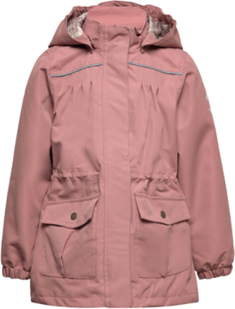 Polyester Girls Jacket Outerwear Softshells Softshell Jackets Rosa Mikk-line*Betinget Tilbud