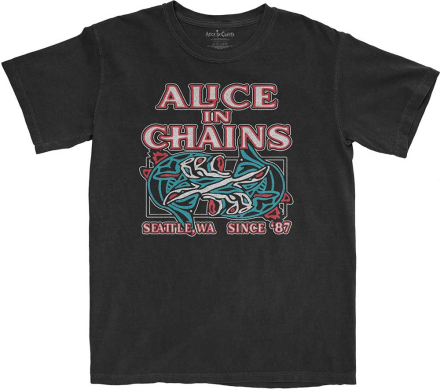 Alice In Chains: Unisex T-Shirt/Totem Fish (Medium)