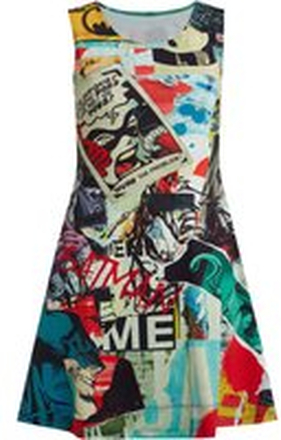 Supasuta x Batman Torn Collage Skater Dress - M