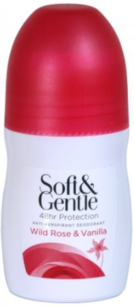 Soft & Gentle Roll On Deodorant Wild Rose&Vanilla 50ml