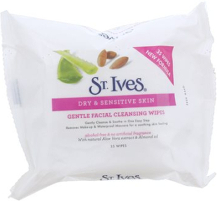 St Ives Facial Cleansing Gentle Wipes 35'