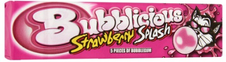Bubblicious Strawberry Splash 5 stk