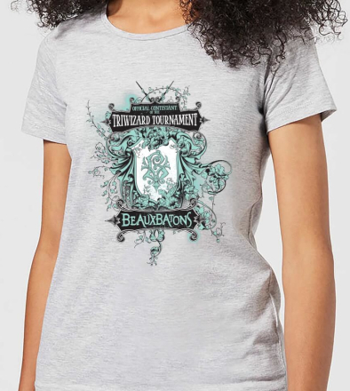 Harry Potter Triwizard Tournament Beauxbatons Women's T-Shirt - Grey - M