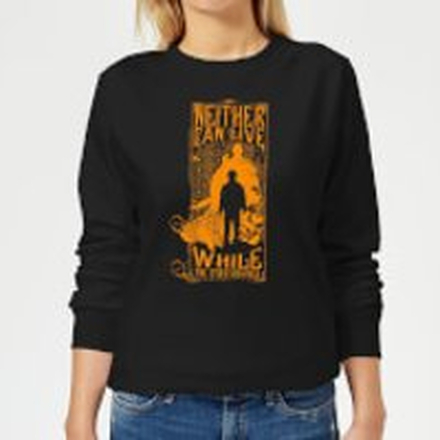 Harry Potter Neither Can Live Women's Sweatshirt - Black - S - Black