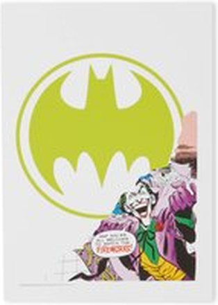 Batman Question Giclee Art Print - A4 - Wooden Frame