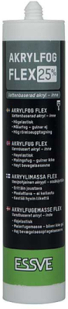 Akrylfog 25% FLEX Essve - VIT - 12-pack