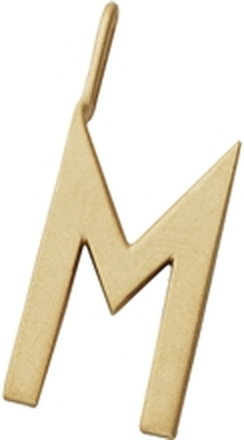 Design Letters Archetype Charm 16 mm Gold A-Z M