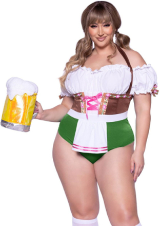Oktoberfest Bodysuit til Dame - Store Størrelser