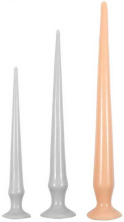 Long Dildo Tail Flex Flesh 48 cm Ekstra lang analdildo