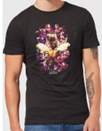 Avengers Endgame Splatter Men's T-Shirt - Black - XXL