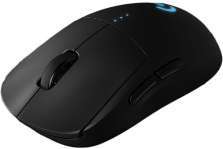 Logitech Gaming Mouse G Pro Wireless 16,000dpi Mus Trådløs Sort