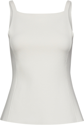 St Nk Top.compact Cr Tops T-shirts & Tops Sleeveless White Theory