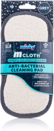 Minky M Cloth Original Anti-Bacterial Cleaning Pad Grey