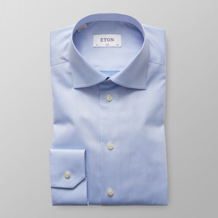 Eton Slim fit Ljusblå skjorta - Signature twill