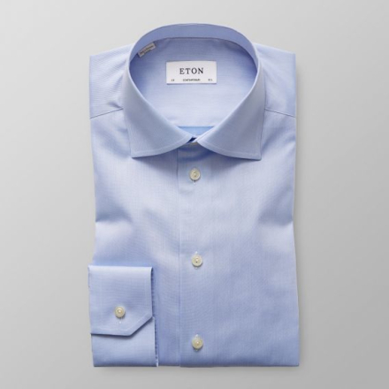 Eton Contemporary fit Ljusblå skjorta - Signature twill