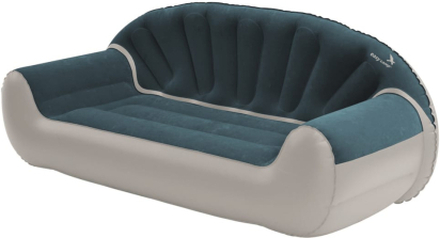 Easy Camp Uppblåsbar soffa Comfy 3-personer stål grå och blå
