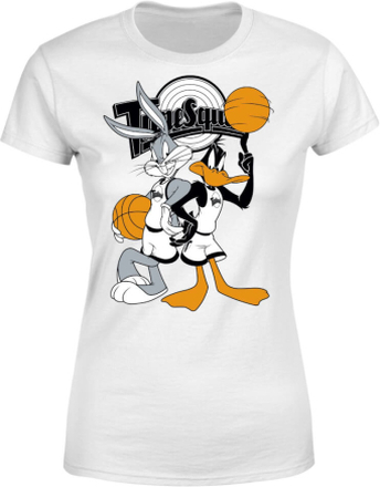 Space Jam Bugs And Daffy Tune Squad Women's T-Shirt - White - L - White