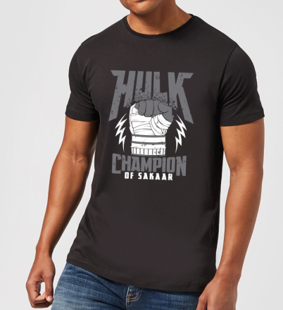 Marvel Thor Ragnarok Hulk Champion Men's T-Shirt - Black - L