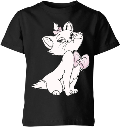 Disney Aristocats Marie Kids' T-Shirt - Black - 5-6 Years