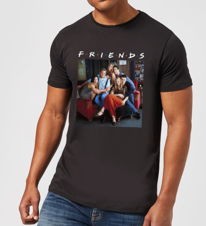 Friends Classic Character Men's T-Shirt - Black - XL