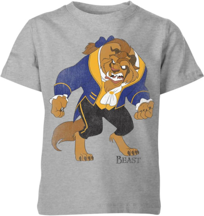 Disney Beauty And The Beast Classic Kids' T-Shirt - Grey - 11-12 Years