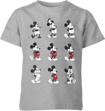 Disney Evolution Nine Poses Kids' T-Shirt - Grey - 9-10 Years