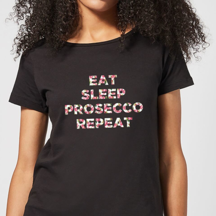 Eat Sleep Prosecco Repeat Women's T-Shirt - Black - 5XL - Black