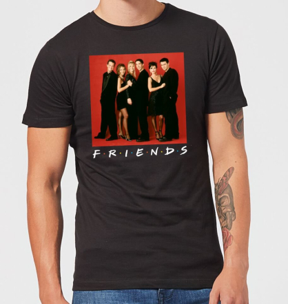 Friends Character Pose Men's T-Shirt - Black - XL - Black