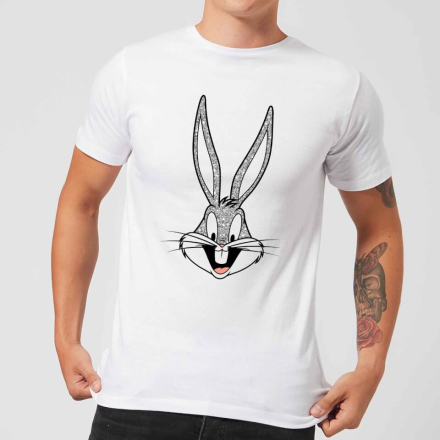 Looney Tunes Bugs Bunny Herren T-Shirt - Weiß - XXL