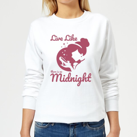 Disney Princess Midnight Women's Sweatshirt - White - L - White
