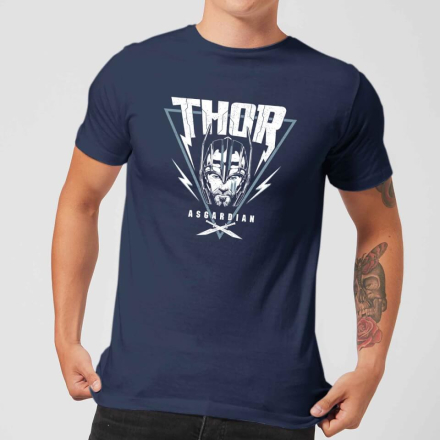 Marvel Thor Ragnarok Asgardian Triangle Men's T-Shirt - Navy - L