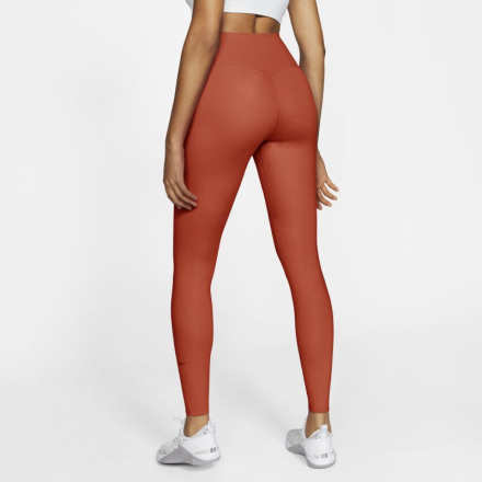 Nike One Luxe Women's Mid-Rise Leggings - Orange