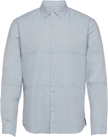 Alvar Cotton Shirt Skjorte Uformell Blå FRENN*Betinget Tilbud