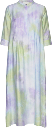 Millermw Flora Long Dress Dresses Shirt Dresses Multi/mønstret My Essential Wardrobe*Betinget Tilbud