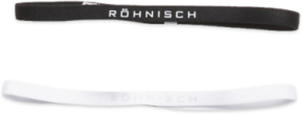 2-Pack Sport Headband Sport Headwear Headbands Black Röhnisch