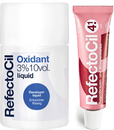 RefectoCil Eyebrow Color & Oxidant 3% Liquid Red