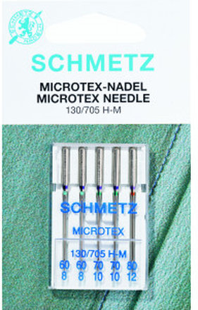 Schmetz Symaskinsnl Microtex 130/705 H-M Str. 60-80 - 5 st